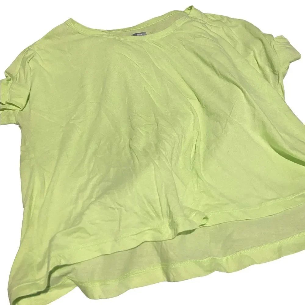 Aerie size small crooked green tee shirt see pics